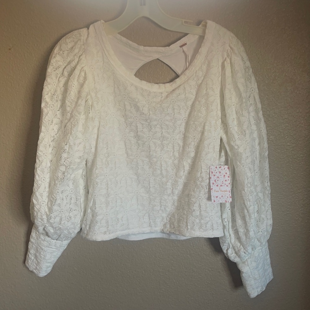 FREE PEOPLE-NWT- Jasmine lace top